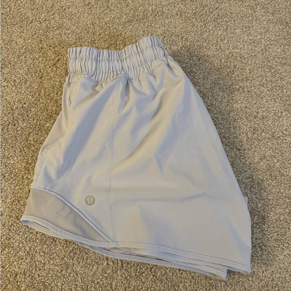 Periwinkle, size 6, Lululemon shorts